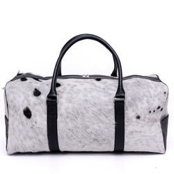 Luxurious Cowhide Duffel Bag for Men's and Women's - Large Size Unisex Travel Duffle Bag