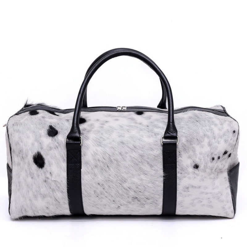 Luxurious Cowhide Duffel Bag for Men's and Women's - Large Size Unisex Travel Duffle Bag