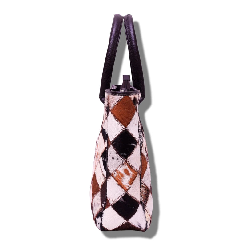 Cowhide Tote Handbag for Women